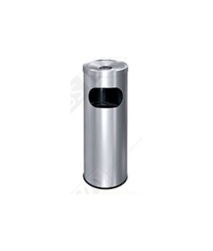Stainless Steel Round Bins with Asthray Top